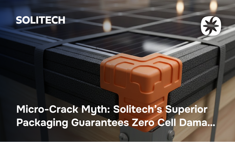 Micro-Crack Myth Solitech’s Superior Packaging Guarantees Zero Cell Damage on Arrival