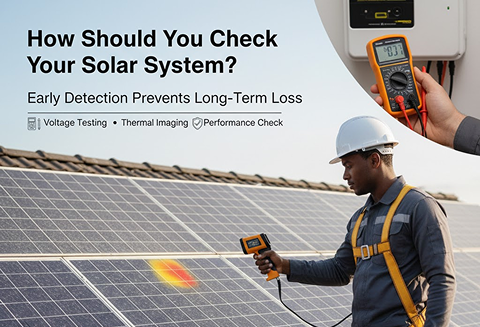 How should you check your solar system