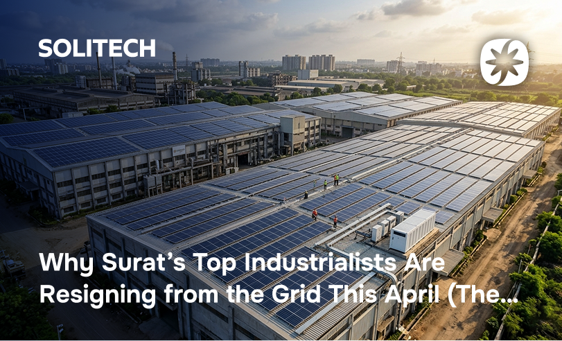 Why Surat’s Top Industrialists Are Resigning from the Grid This April (The Solitech Solar Power Revolution)