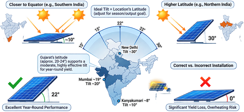The Science Latitude and Angle of Incidence